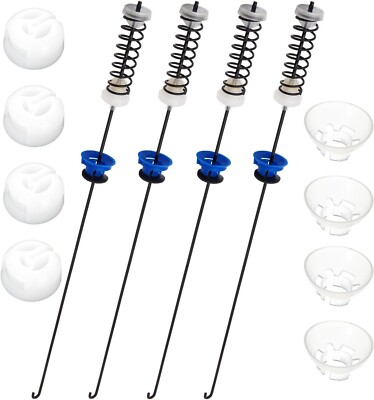 Washing Suspension Rods Kit for Whirlpool WTW8900BC0 WTW8200YW0 WTW8540BW0