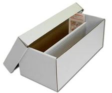 Lot of 10 BCW Baseball / Trading Card 2-Row Graded Shoe Boxes storage box