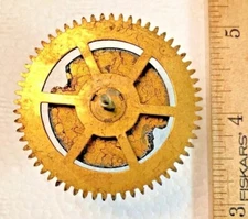 Seth Thomas 89D (Circa 1907) Clock Movement Strike Side 3rd Wheel    (K7534)