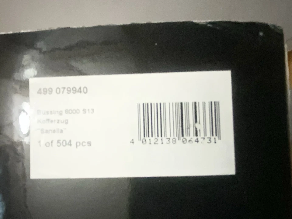 1/43 Bussing 8000 S13 Kofferzug "Sanella" truck & trailer LE 504 Minichamps - Image 4 of 4