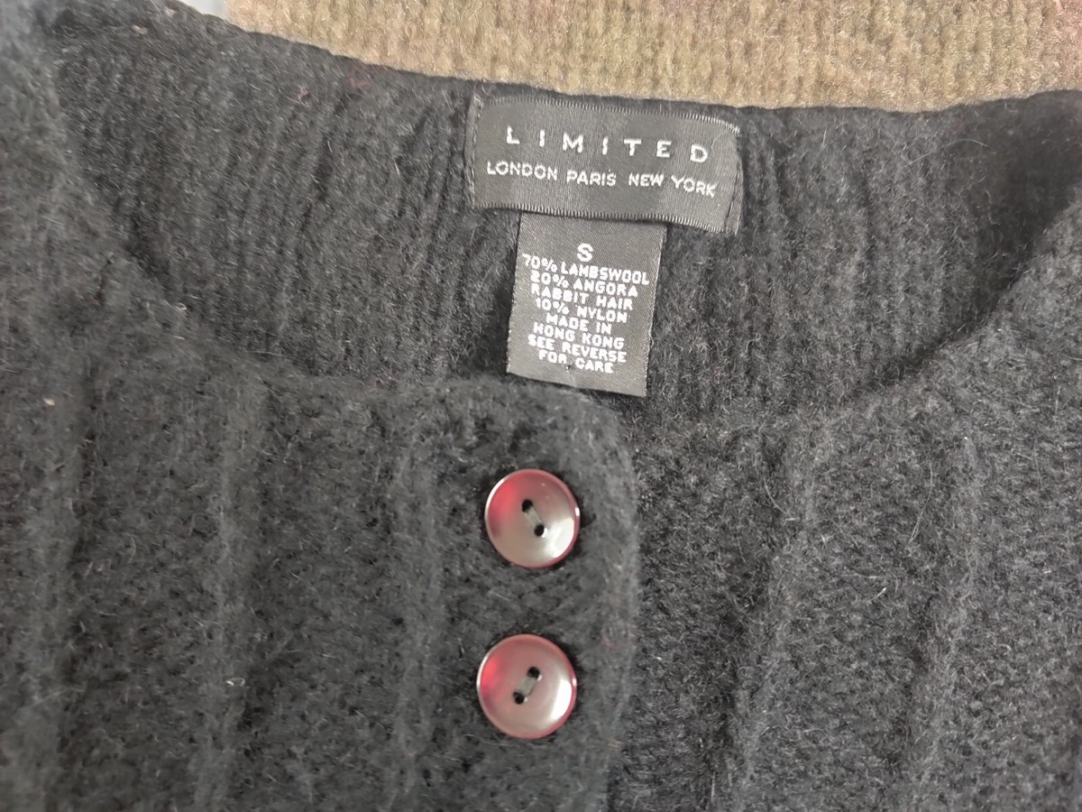 Vintage Limited London Paris New York Lambswool Angora Blend