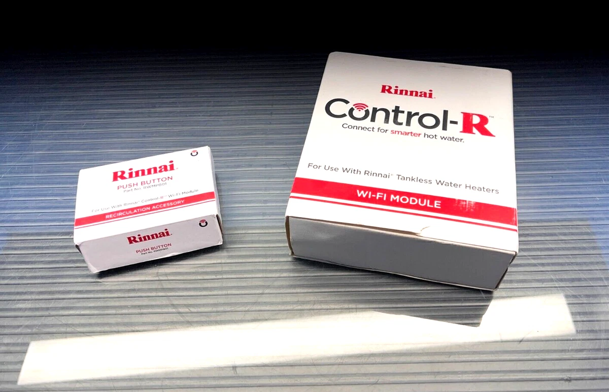 Rinnai Control-R RWM101 Wi-Fi Control Module W/ RWMPB01 Push Button | eBay