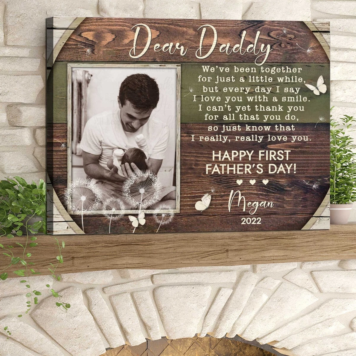 Valentine day gift for first best sale time dad