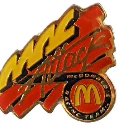 McDonald's Restaurant Mac Attack McDonald's Racing Team Lapel Pin