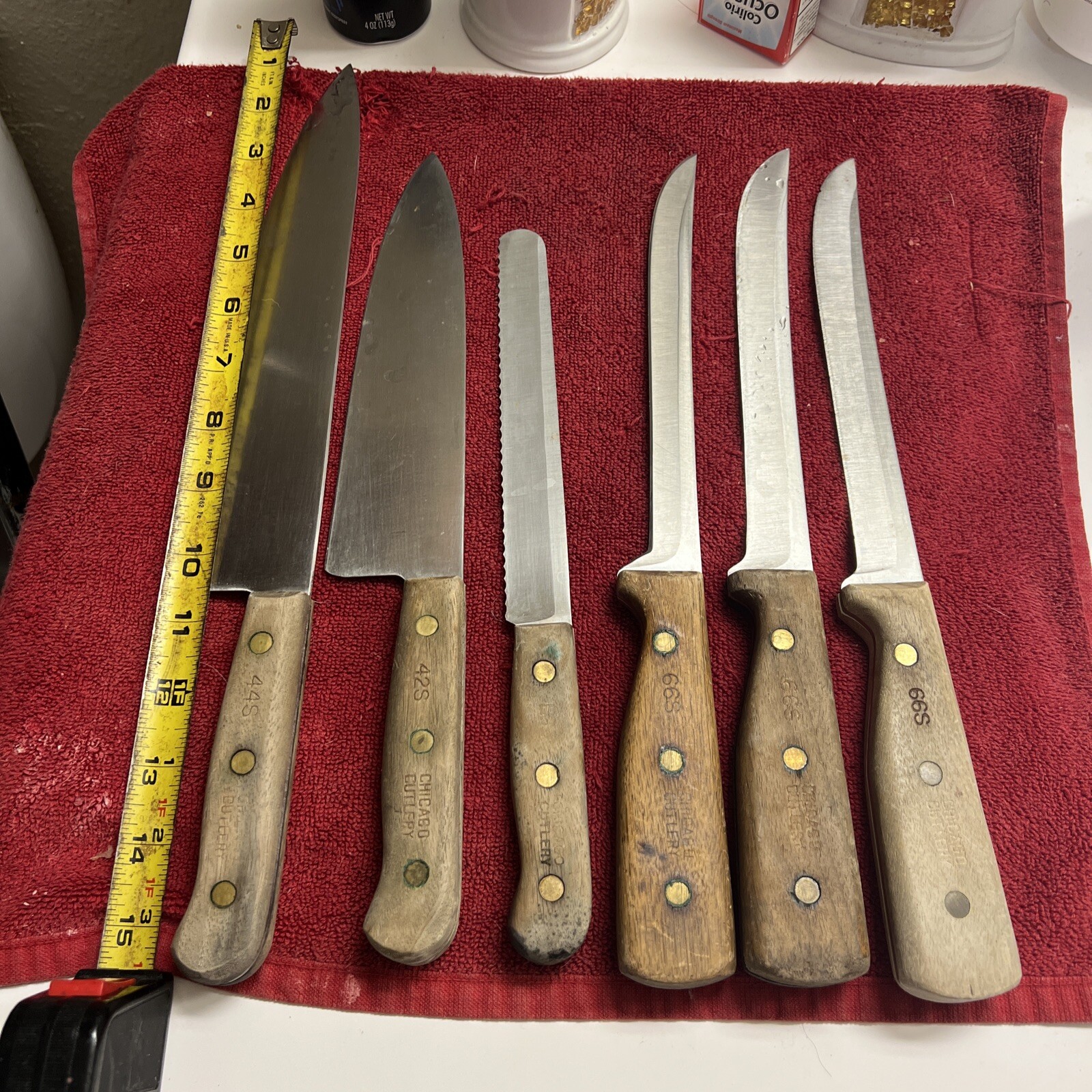 Lot of 11VTG Chicago Cutlery knife set Chef Butcher Boning plus bonus eBay
