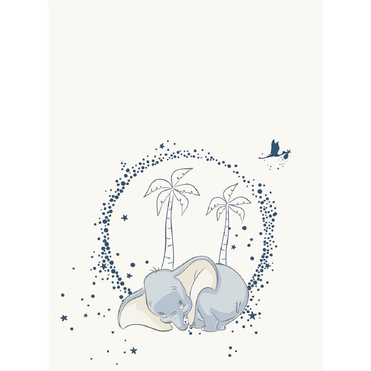 Настольная игра Disney Dumbo Flanelldecke 150x110 см Настольная игра Kuschelige для взрослых Фланель 5490₽