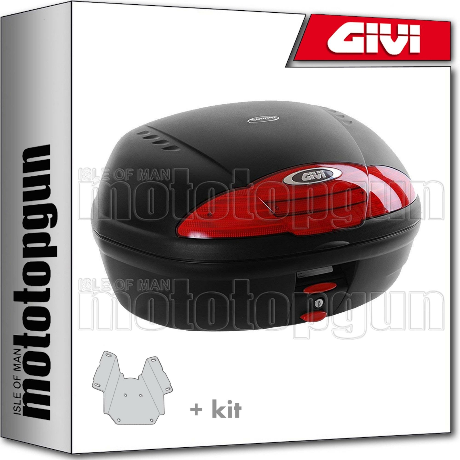 GIVI BAULETTO SIMPLY II E450N + PORTAPACCO HONDA SH I SH 150 I 2019 19