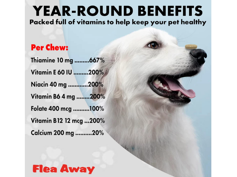 100Tablets Flea Tick Mosquito Repellent Medication Medicine Pills for