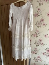 Guess White Boho Dress. M. Bnwot