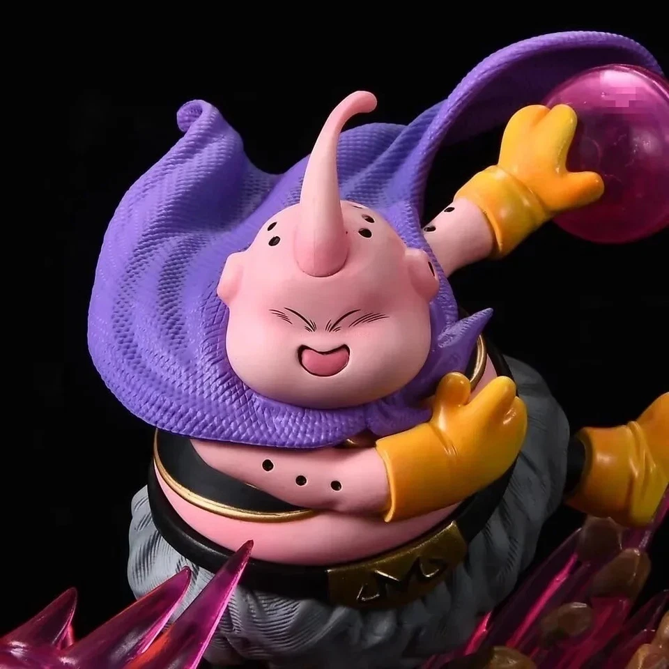 Action Figure Majinbu Dragon Ball Z Majin Buu Luminosa 21cm Statua Da Collezione - Immagine 2 di 4
