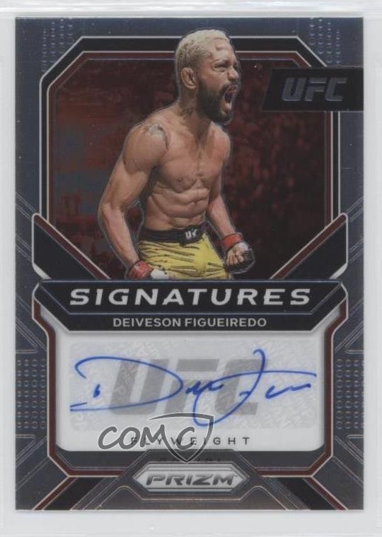 Deiveson Figueiredo #SG-DFG Ufc Cards 2021 Panini Prizm UFC Signatures trading card — raw and PSA graded price guide