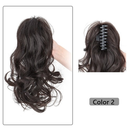 Fluffy Ponytail Claw Clip 30cm Ponytail Extensions Wig Ladies - Picture 9 of 13