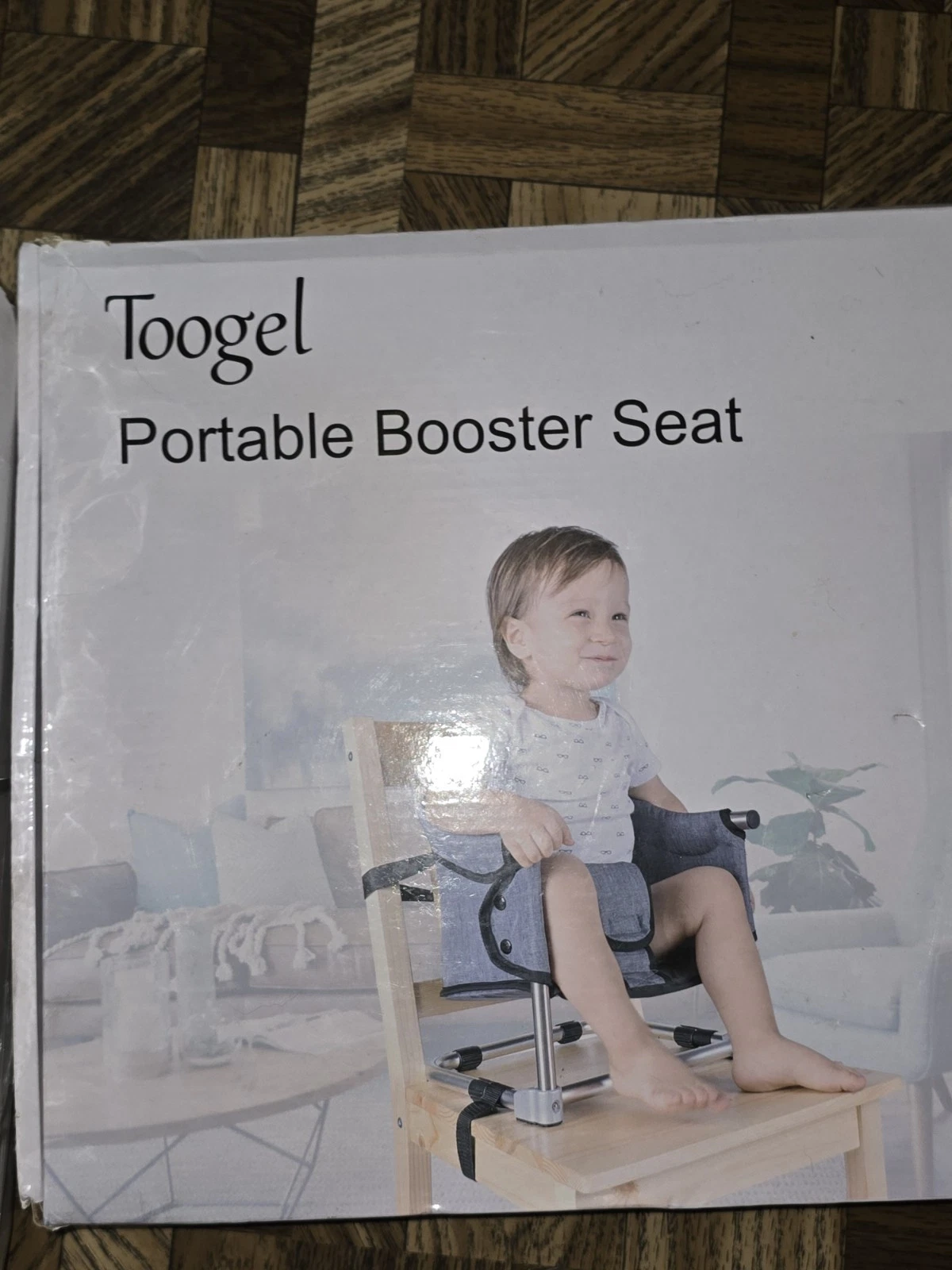 Toogel Portable Baby Feeding Seat Hook-On Chair Clamping Clip, Foldable, Flat