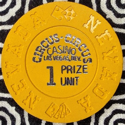 Circus Circus 1 Prize Unit NCV Casino Chip C418
