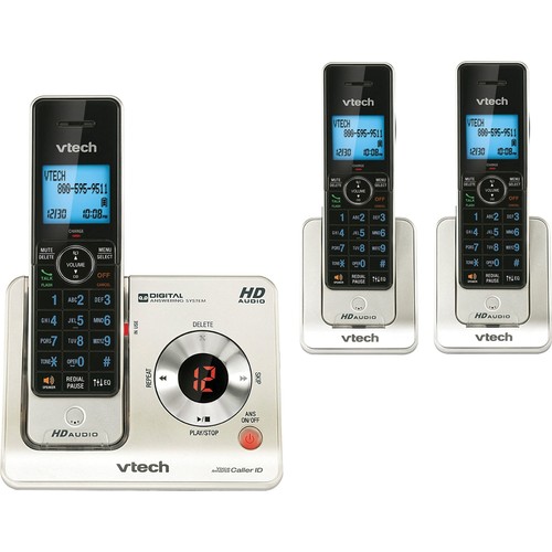VTech LS6425-3 DECT 6.0 Expandable Cordless Phone with Answering System and 