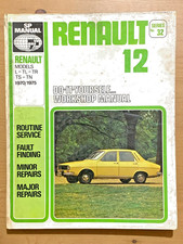 Renault 12 1970 to 1975 workshop manual SP32