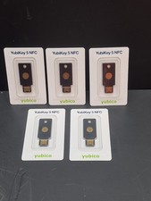 Yubico YubiKey 5 NFC USB Security Key Authentication Key 5-Pack 5060408461426