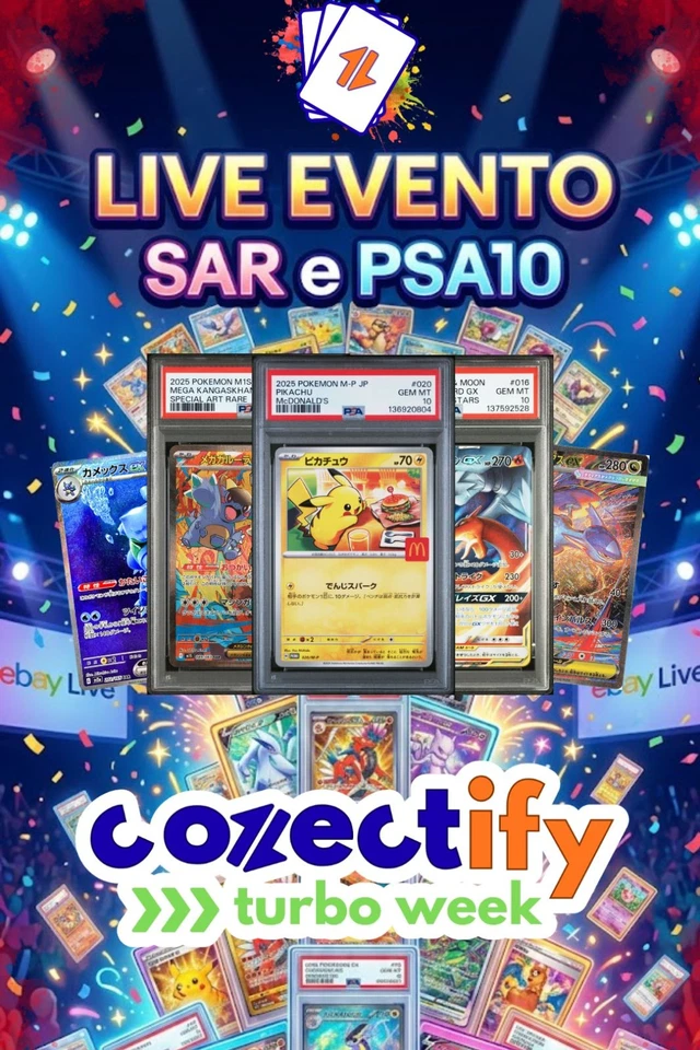 💥LIVE EVENTO💥 SAR e PSA10 in asta!