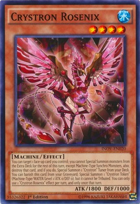 Crystron Rosenix - INOV-EN020 - Common - 1st Edition - Moderately Played