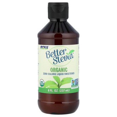 Better Stevia , Organic Zero-Calorie Liquid Sweetener, 8 fl oz (237 ml)