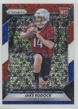 2016 Panini Prizm Rookie Red White & Blue Disco Prizm Jake Rudock #277 e4e