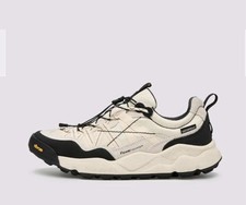 NWT Flower Mountain IWANO 2 UNI Suede and technical fabric sneakers -White-Black