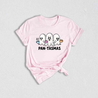 Funny Pantasmas Ghost Pan Dulce Shirt, Cute Ghost Tees, Latina Shirt, Mexican Ha