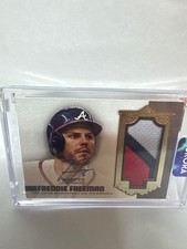 2019-2020 Topps Dynasty Freddie Freeman Auto Patch 4/10 #DAP-FF8