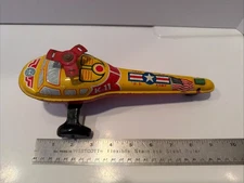 Vintage Wyandotte air rescue helicopter  #216 Pressed Steel Auto Gyro Helicopter