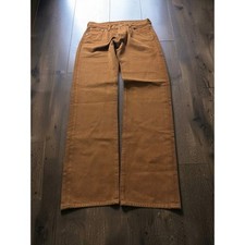 Imagen de Levis 501 Original Jeans Mens 29x32 Brown Straight Leg Denim Workwear