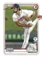 2020 Bowman Draft #BD-20 Spencer Strider 1st Edition
