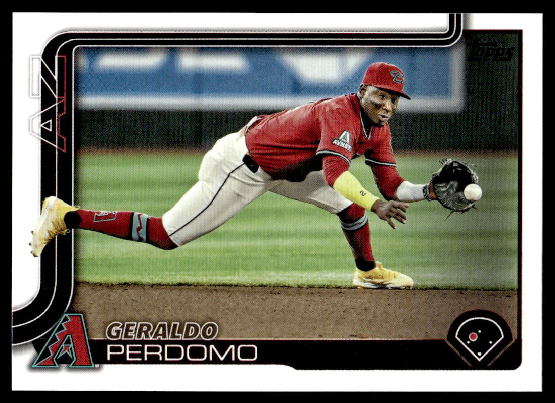 ぽ*︎様 【レア】アウターマン　DVD 　Gero 2025 Topps Series 1 Geraldo Perdomo #228 Arizona Diamondbacks