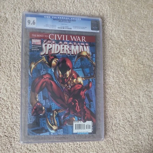 Amazing Spider-Man #529 CGC 9.6. 1st Appearance of Iron Spider-Man