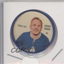 1961-62 Shirriff/Salada Coins Johnny Bower #41 HOF 0j49