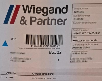 hp neverstop laser 1001nw,  Trommeleinheit