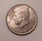 1989 D Kennedy Half Dollar Coin