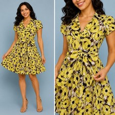 Moda Women's 4 Fit & Flare Dress Coquette Retro Cottagecore Y2K Sunny Daycore