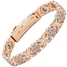 Copper Bracelets for Women, Pure Copper Magnetic Bracelet with 3500 Gauss Eff...