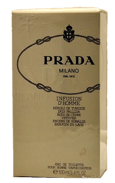 PRADA Infusion d'Homme オーデトワレ100ml 廃盤 ❤️ INFUSION D'HOMME,PRADA MILANO,EAU DE TOILETTE ,3.4oz.100ml
