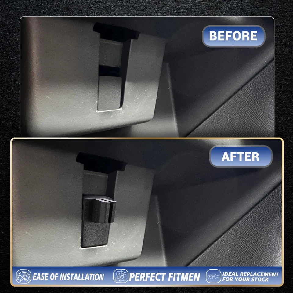 2x Cup Holder Clip Black Latch Clamp For Cadillac Escalade ESV EXT 2003-2006 US - Imagem 4 de 4