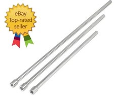12 Drive Long Extension Bar Set 3 Piece 18 24 30 Super Extended...