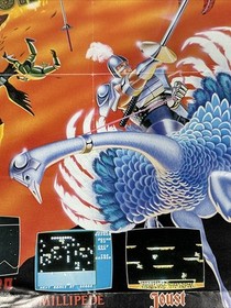 1988 Vintage HAL Joust Nintendo Game NES HAL-NES-US Poster Insert