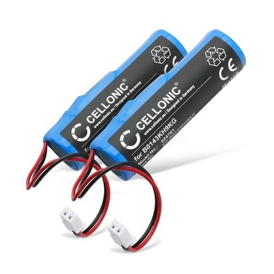 2x Ersatz Akku für Croove B0143KH9KG 2600mAh