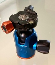 3 Legged Thing AirHed Pro Ball Tripod Head BLUE ORANGE solid w/ arca swiss