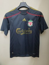 Vintage Liverpool FC 2009 2010 Away Shirt Football Soccer Mascherano Jersey 