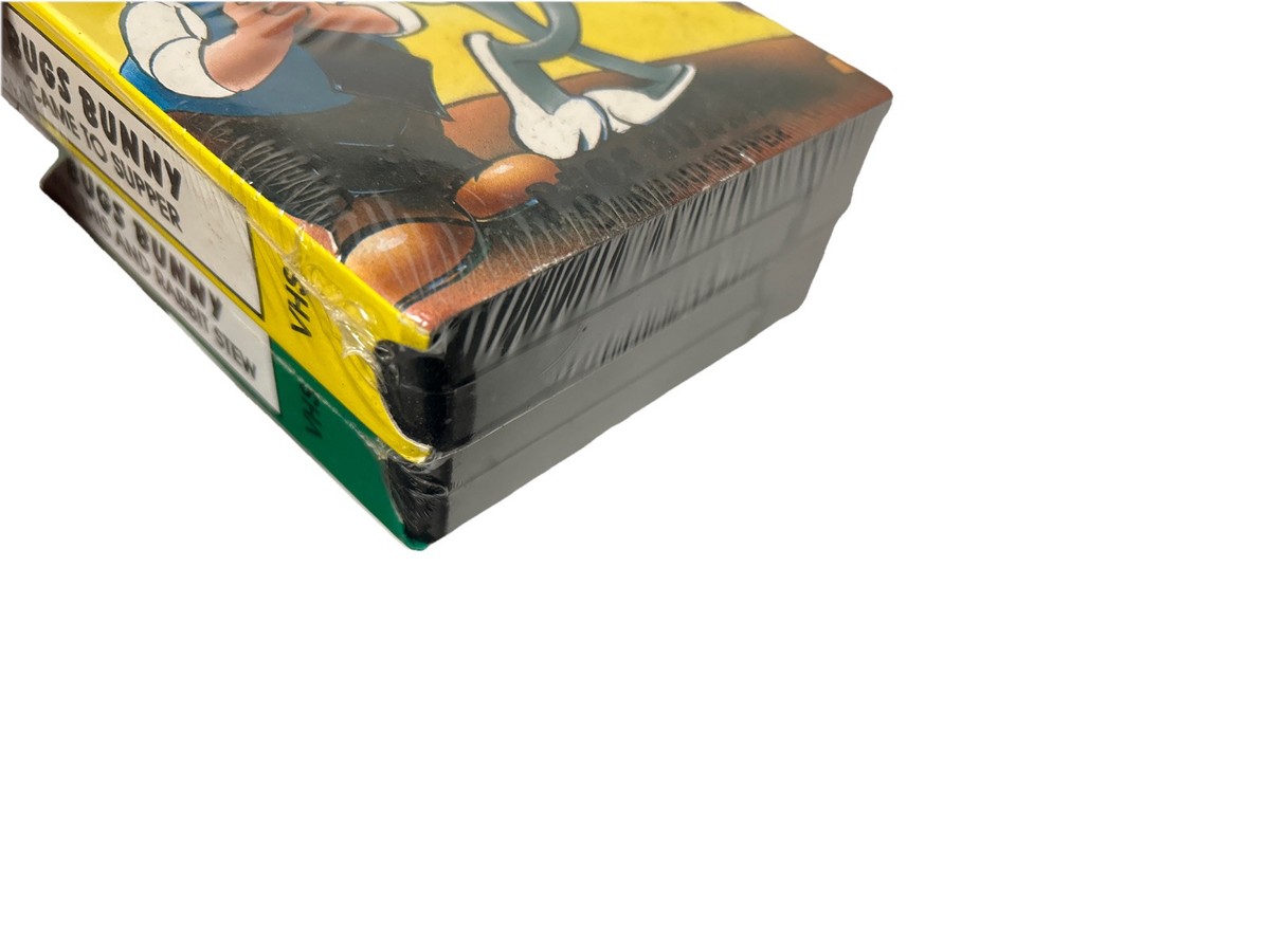 2 Cartoons R Fun Bugs Bunny VHS 1989 (sealed ) Came To Supper