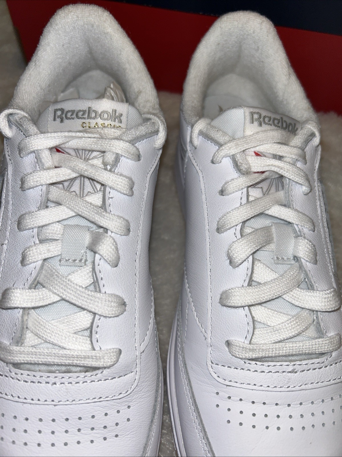 Reebok Women's Club C Double Sneakers - Classic White Footwear image 8