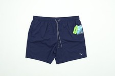 Puma Mens Swim Shorts Size XL Navy Zip Pocket...