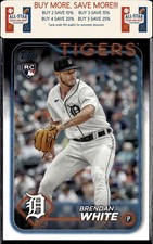 2024 Topps #8 Brendan White Rookie Detroit Tigers