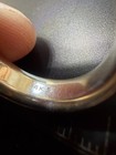 14k White Gold Band Size 9.5 Ring 9.3g — photo 7